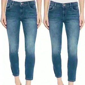 Dl1961 Danny instasculpt Crop ankle medium wash stretch skinny 27/4 jeans
